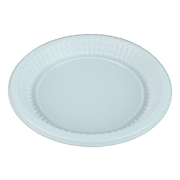 PLASTIC PLATE COLORED 17 CM (Pack of 25 Pieces)