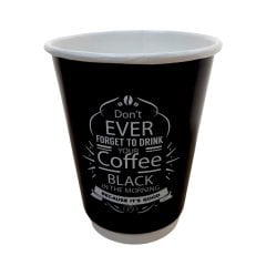 Karton Bardak 12 Oz 14 Oz Double Wall Coffe Take Away 100 Adetli