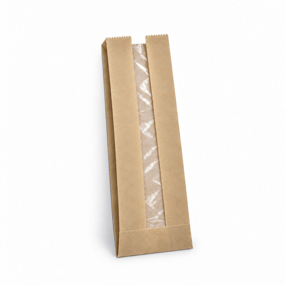 Paper bag with window 11x31x5 cm, 