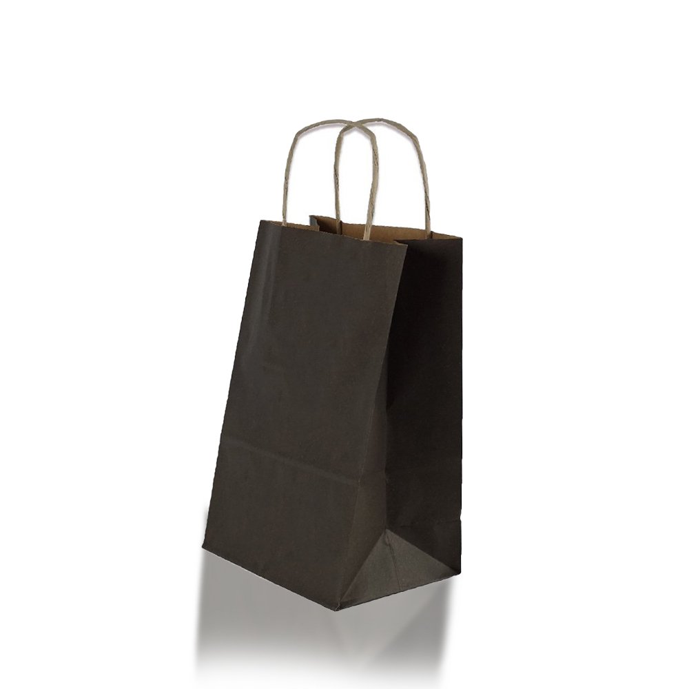 Bag White Kraft 25x31x12 Cm Twist Handle Brown