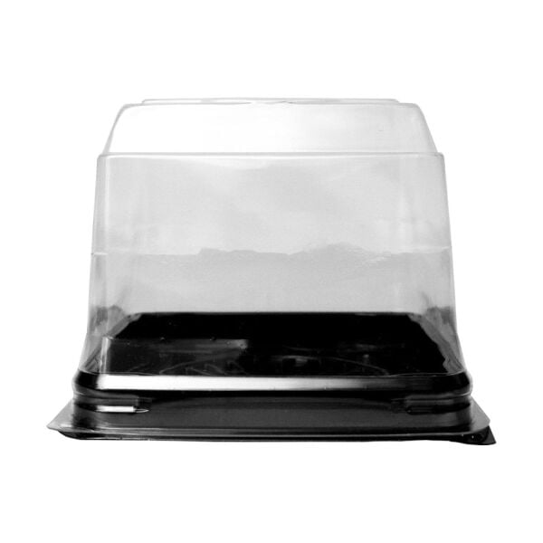 Plastic Cake Box Square 12x12 cm, 100 pcs