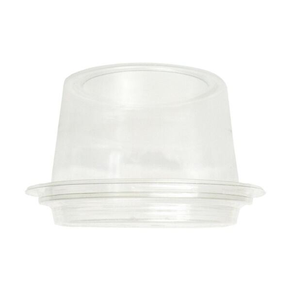 Plastic Cake Box Diameter 12 cm, 100 pcs
