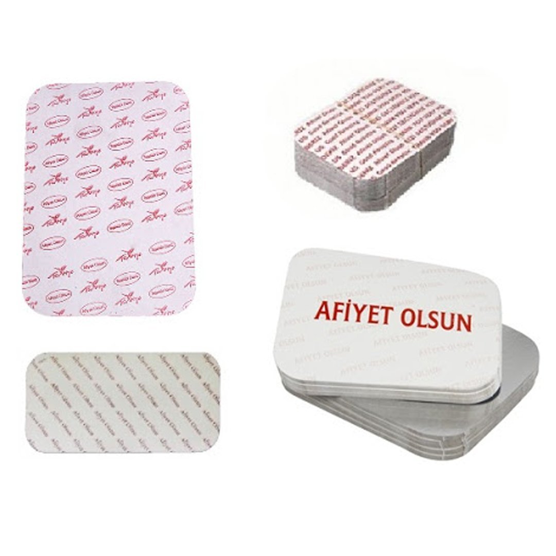 Aluminum 3250 gr Lid 100 Pieces
