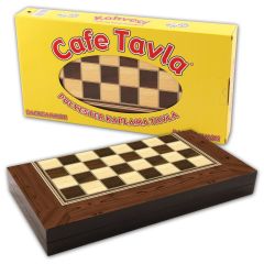 Cafe Backgammon Walnut 1 Piece