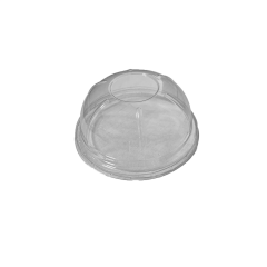 Cardboard Ice Cream Container Dome Lid 200 Cc 100 Pieces