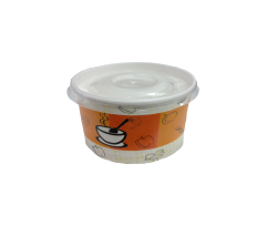 Çorba Kase Karton 14 oz Standart Baskılı 50 Adetli