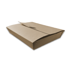 Meal Box Kraft Small 175x85x35 mm 100 Pieces