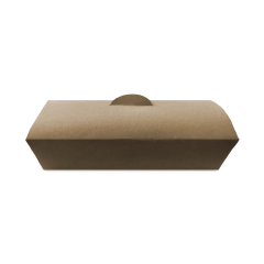 Meal Box Kraft Small 175x85x35 mm 100 Pieces