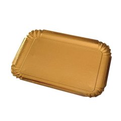 Karton Tepsi Altın 19x28 cm 5 adetli