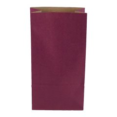 Kraft Paper Bag Square Bottom Purple 15x29x8 cm 250 pcs