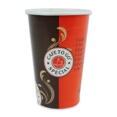 Cardboard Cup 16 Oz Standard 100 Pieces