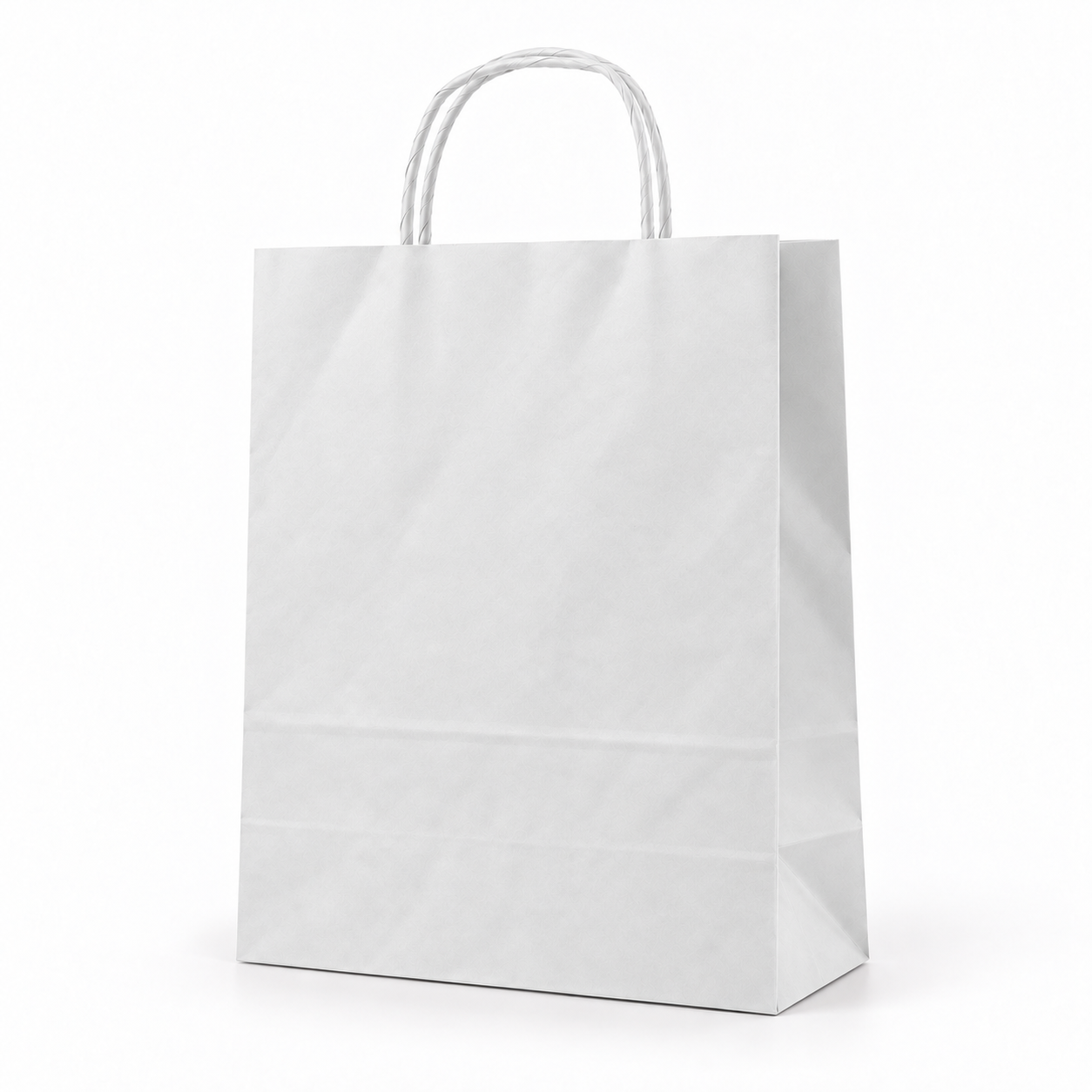 White Kraft Paper Bag with Twisted Handles 32x40x12 cm White