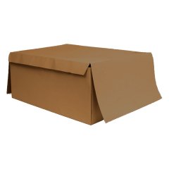 Box Field Cake Chrome Cardboard 33x43x13 Cm 50 Pieces
