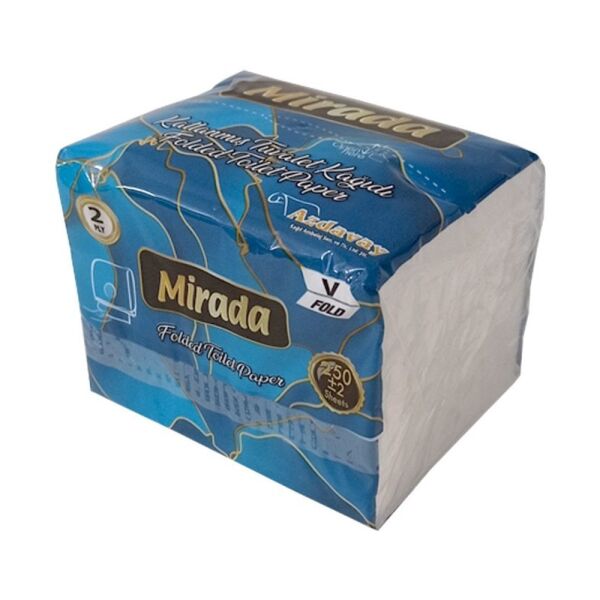 V-Fold Toilet Paper, 250 Sheets