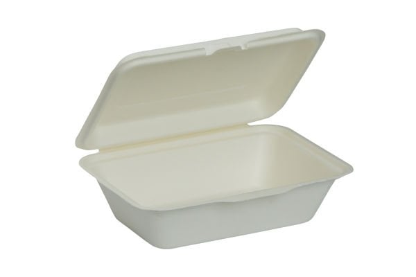 Ekolojik Yemek Kabı 800 ml Kapaklı 50 Adet