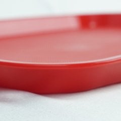 Tray Fastfood Plastic 36x27 Cm Red