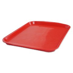Tray Fastfood Plastic 36x27 Cm Red