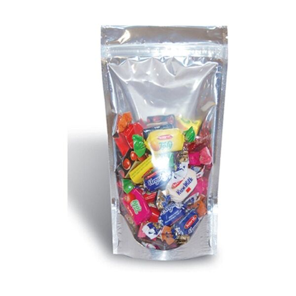 Kilitli Doypack Şeffaf Metalize CPP 13x22,5x3,5 cm