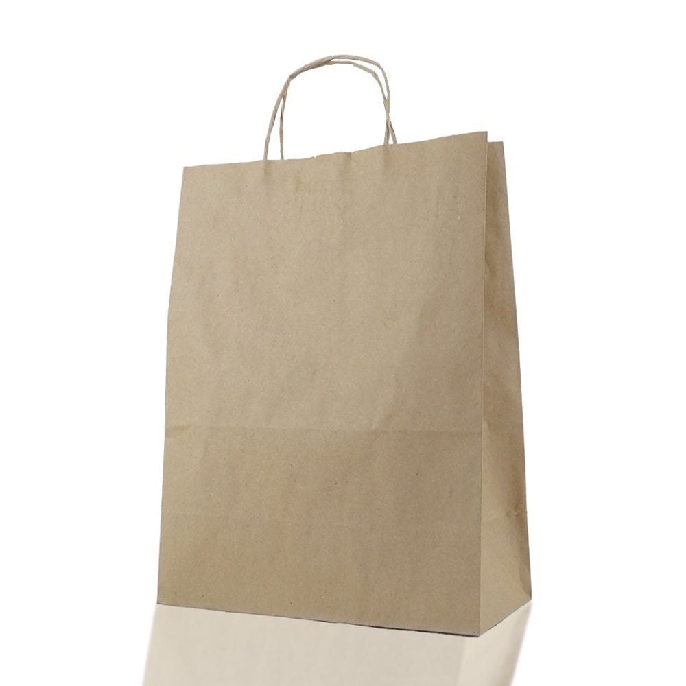Çanta Kraft 22x28x11 Cm Burgu Saplı