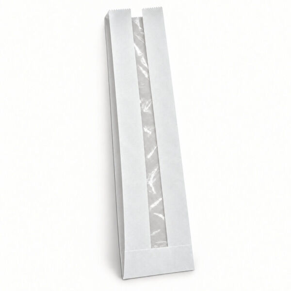 Kese Beyaz Sülfit Pencereli 9,5x37x5,5 Cm Baget