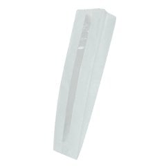Bag White Sulfite Windowed 9.5x37x5.5 Cm Baguette