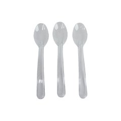 Ice Cream Spoon Luxury Transparent