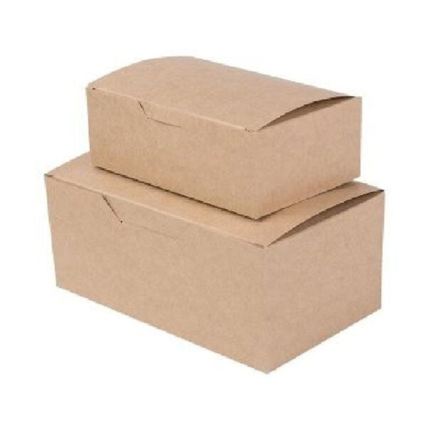 ნაგეტსის ყუთი, მინი, 11,5x7,5x5 სმ, KRAFT, 100 ცალი