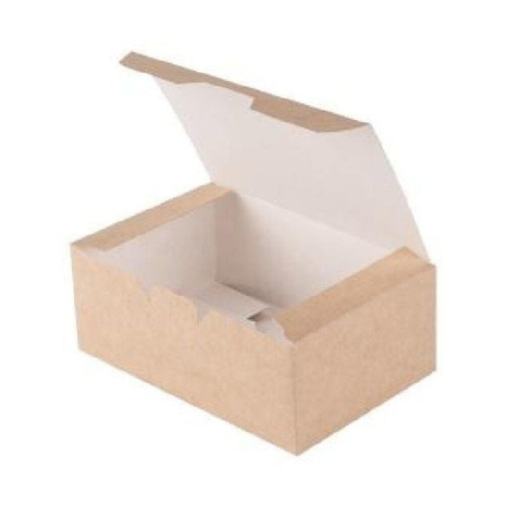 ნაგეტსის ყუთი, მინი, 11,5x7,5x5 სმ, KRAFT, 100 ცალი