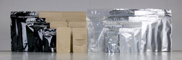 Kilitli Doypack Gold Alüminyum 16x27x4 Cm 100 ADETLİ PAKET
