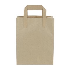 Çanta Kraft 22x28x11 Cm Düz Sap 50 ADETLİ PAKET