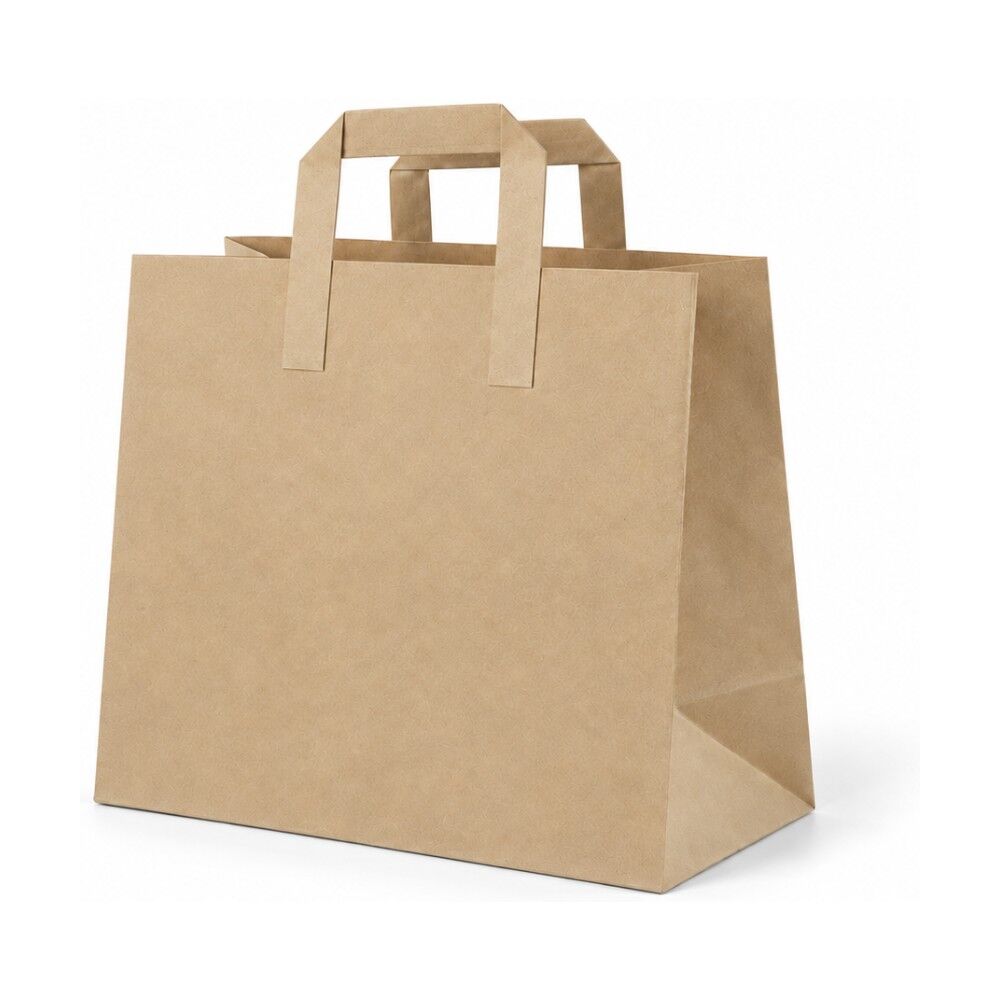 Çanta Kraft 28x28x16 Cm Düz Sap 50 ADETLİ PAKET