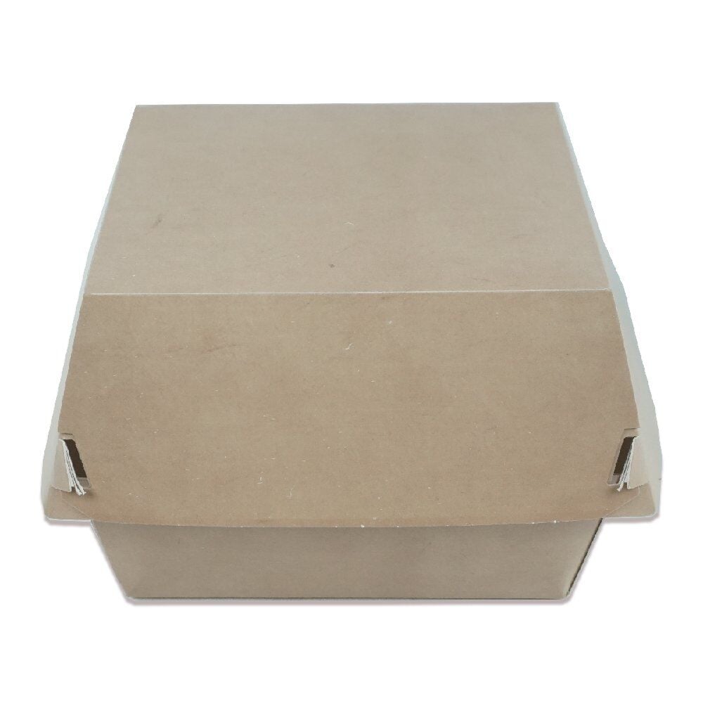 Kutu Hamburger Orta 12x12x7 Cm Kraft 100 Adetli 400 ADETLİ KOLİ