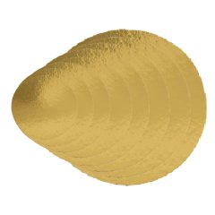 Cake Bottom Gold Cardboard Cardboard Diameter 10 Cm 100 Pieces